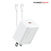 GADGET MAX - GC03 Super PD 33W Fast Charger Set - White